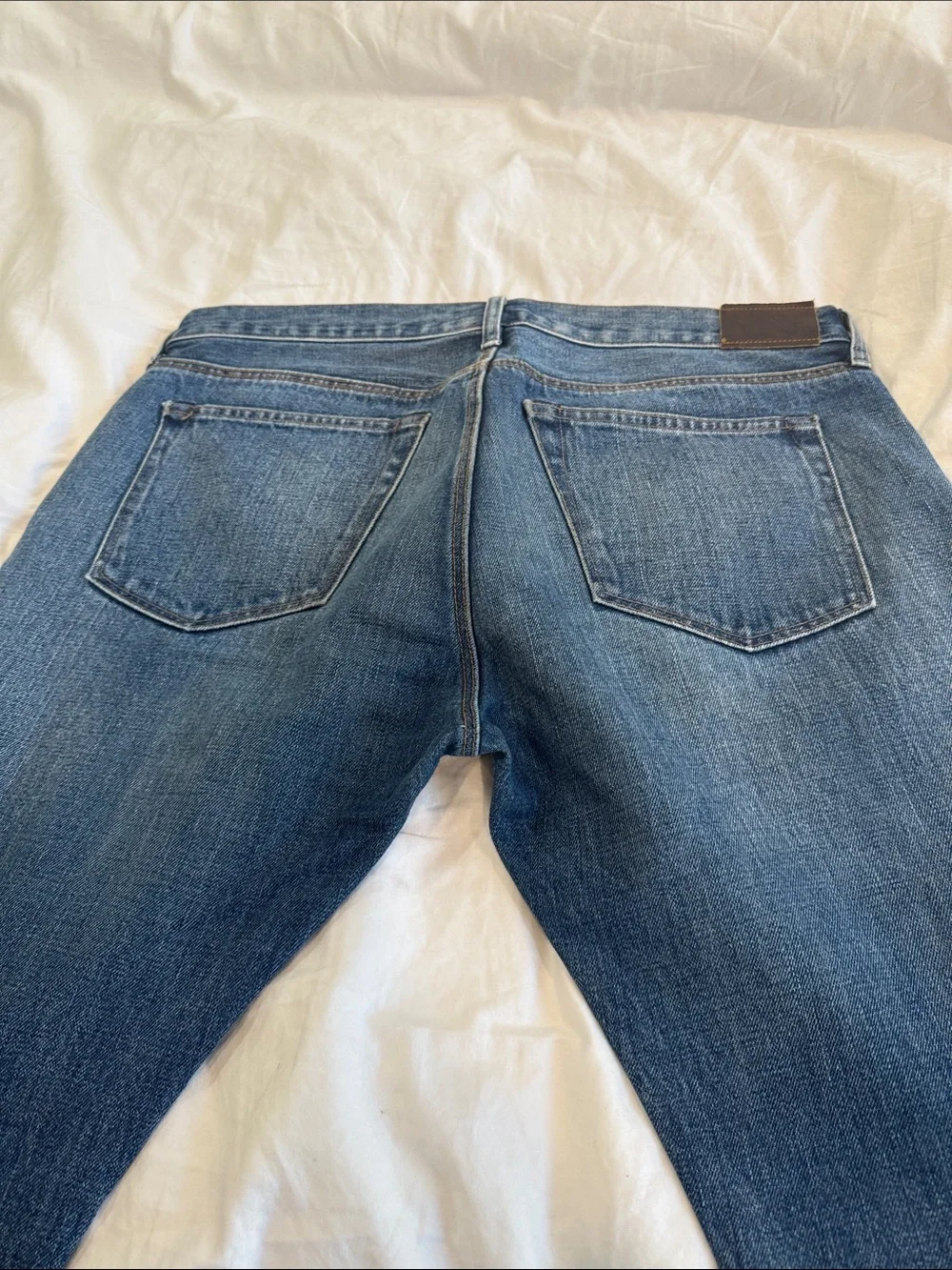 J. Crew Slim Straight Men's Jeans in Medium Blue Wash,Style 484,36 X32